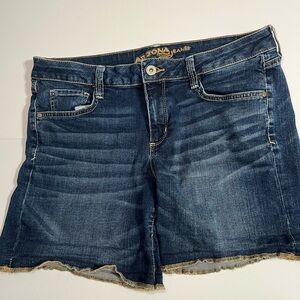 Arizona Jean Company Women's Dark Blue Jean Shorts